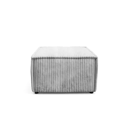 Čalouněná podnožka WINDSOR - popelavá