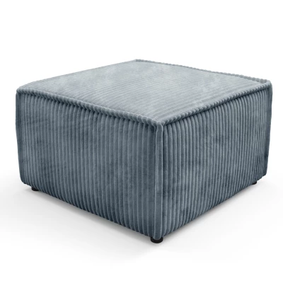 Čalouněná podnožka WINDSOR - tmavá popelavá