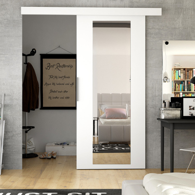 Posuvné dveře na stěnu ILAS IV. bílé 90