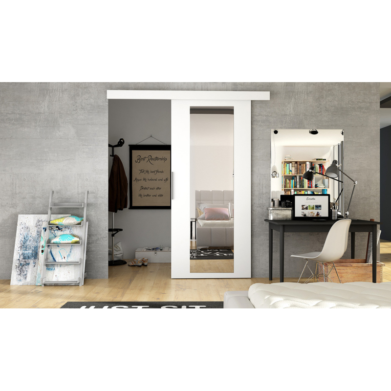 Posuvné dveře na stěnu ILAS IV. bílé 90