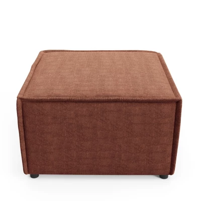 Čalouněná podnožka WINDSOR - měděná