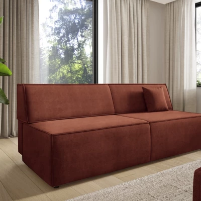 Třímístná pohovka úložným prostorem WINDSOR - měděná