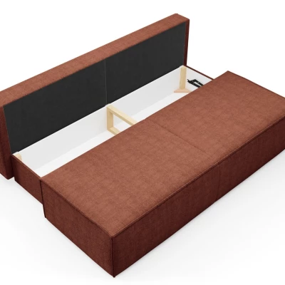 Třímístná pohovka úložným prostorem WINDSOR - měděná