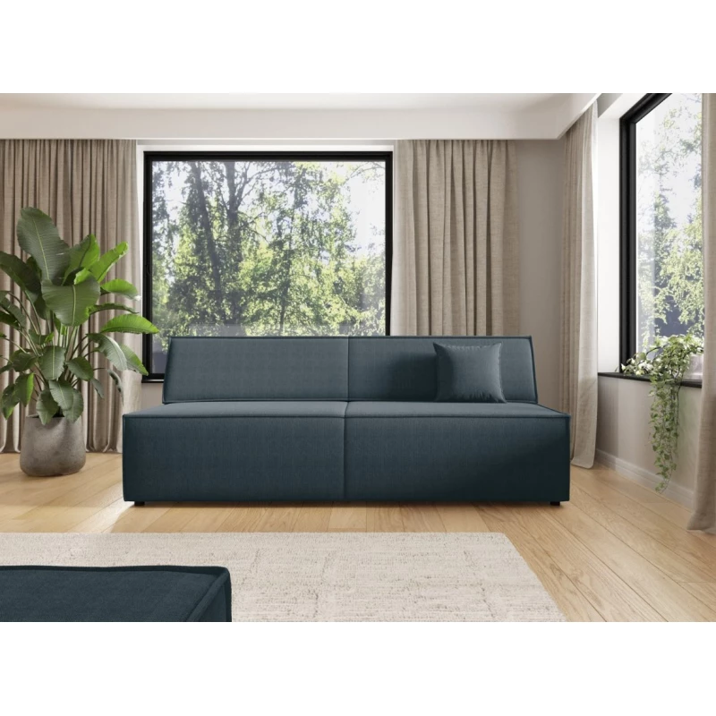 Třímístná pohovka úložným prostorem WINDSOR - modrošedá