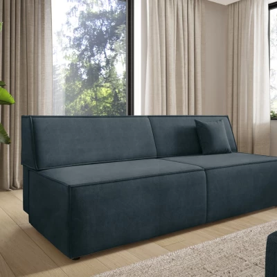 Třímístná pohovka úložným prostorem WINDSOR - modrošedá