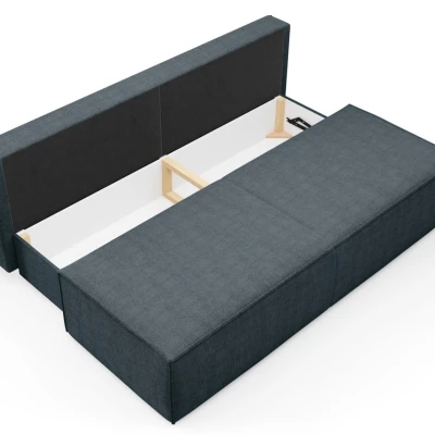 Třímístná pohovka úložným prostorem WINDSOR - modrošedá