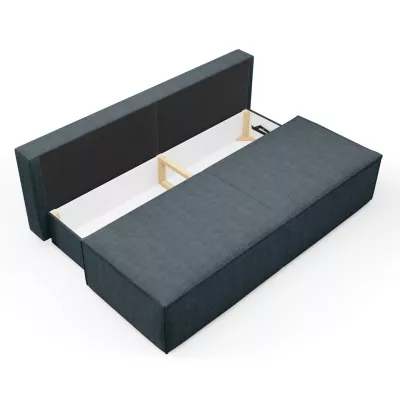 Třímístná pohovka úložným prostorem WINDSOR - modrošedá