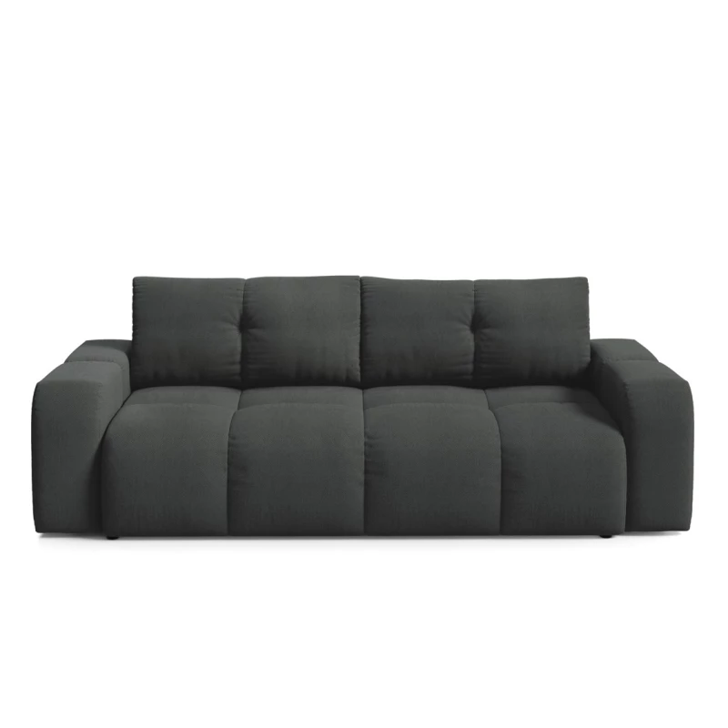 Rozkládací dvoumístná pohovka TRURO - grafitová