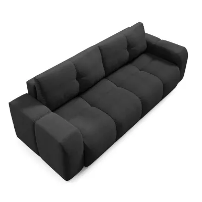 Rozkládací dvoumístná pohovka TRURO - grafitová