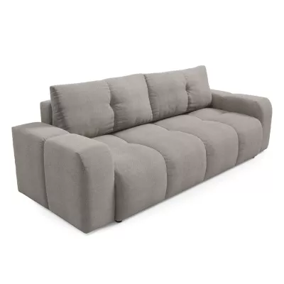 Rozkládací dvoumístná pohovka TRURO - šedá 2