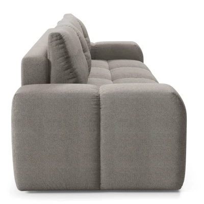 Rozkládací dvoumístná pohovka TRURO - šedá 2