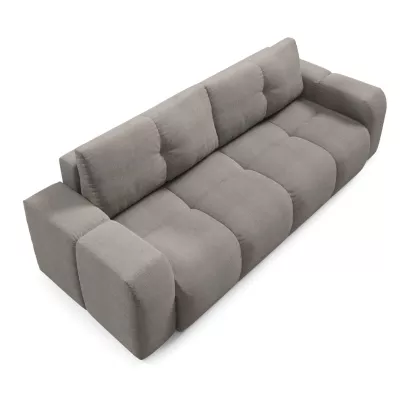 Rozkládací dvoumístná pohovka TRURO - šedá 2