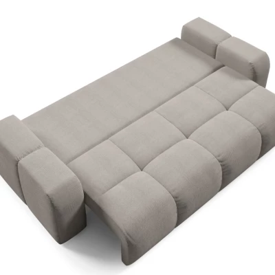 Rozkládací dvoumístná pohovka TRURO - šedá 2