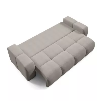 Rozkládací dvoumístná pohovka TRURO - šedá 2