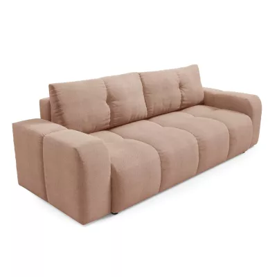 Rozkládací dvoumístná pohovka TRURO - meruňková