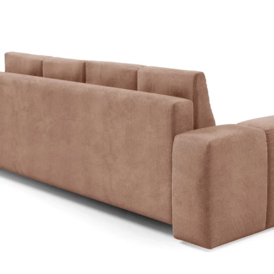 Rozkládací dvoumístná pohovka TRURO - meruňková