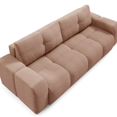 Rozkládací dvoumístná pohovka TRURO - meruňková