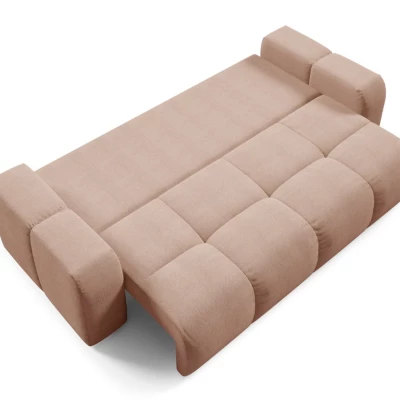 Rozkládací dvoumístná pohovka TRURO - meruňková