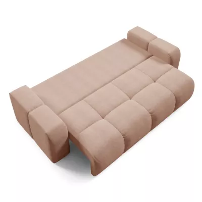 Rozkládací dvoumístná pohovka TRURO - meruňková