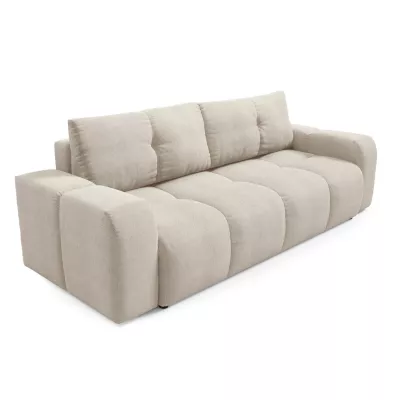 Rozkládací dvoumístná pohovka TRURO - světlá béžová 1