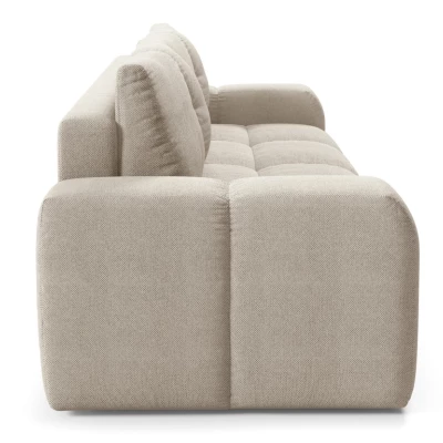 Rozkládací dvoumístná pohovka TRURO - světlá béžová 1