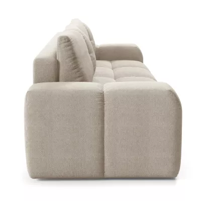 Rozkládací dvoumístná pohovka TRURO - světlá béžová 1