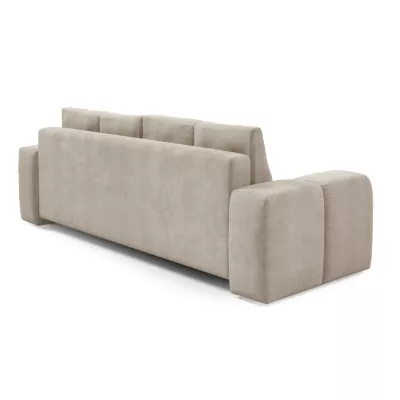 Rozkládací dvoumístná pohovka TRURO - světlá béžová 1