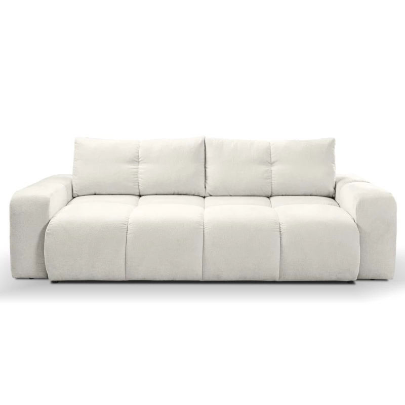 Rozkládací dvoumístná pohovka TRURO - světlá béžová 2