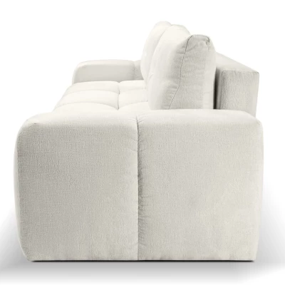 Rozkládací dvoumístná pohovka TRURO - světlá béžová 2