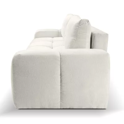 Rozkládací dvoumístná pohovka TRURO - světlá béžová 2