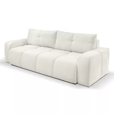 Rozkládací dvoumístná pohovka TRURO - světlá béžová 2