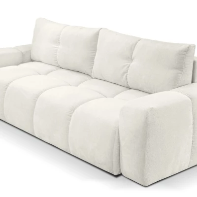 Rozkládací dvoumístná pohovka TRURO - světlá béžová 2