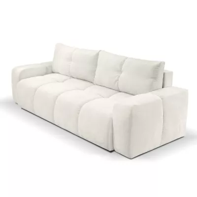 Rozkládací dvoumístná pohovka TRURO - světlá béžová 2