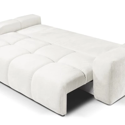 Rozkládací dvoumístná pohovka TRURO - krémová