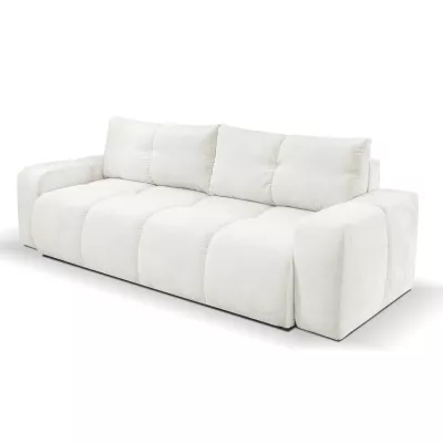 Rozkládací dvoumístná pohovka TRURO - krémová