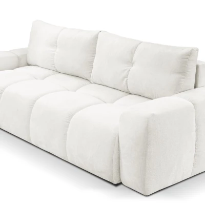 Rozkládací dvoumístná pohovka TRURO - krémová