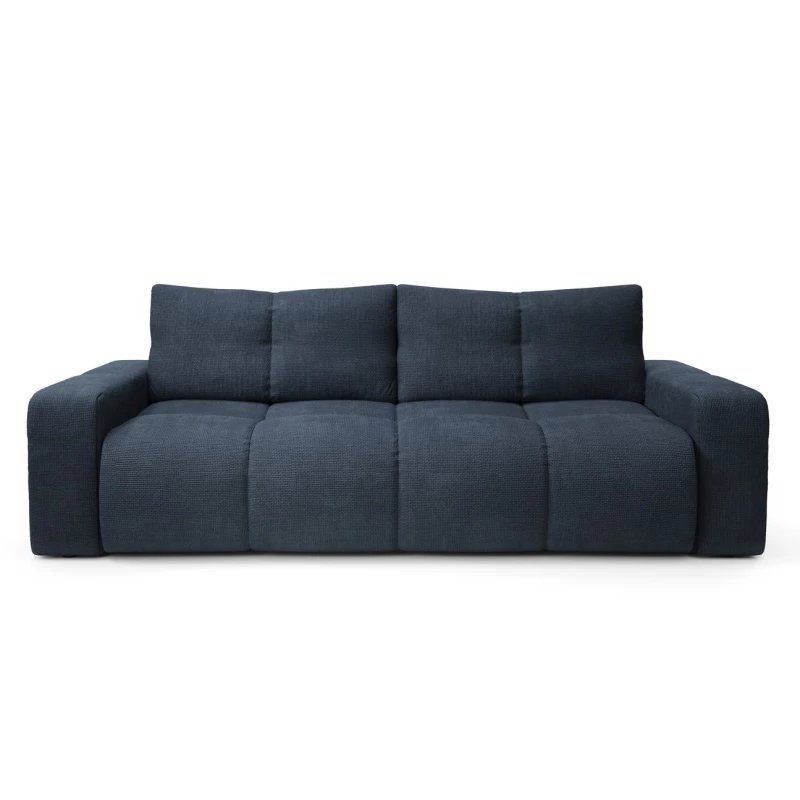 Rozkládací dvoumístná pohovka TRURO - modrá