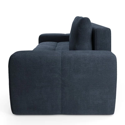 Rozkládací dvoumístná pohovka TRURO - modrá