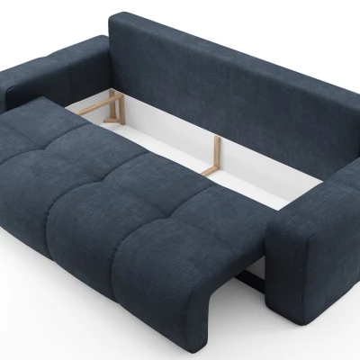 Rozkládací dvoumístná pohovka TRURO - modrá