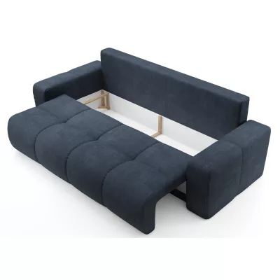 Rozkládací dvoumístná pohovka TRURO - modrá