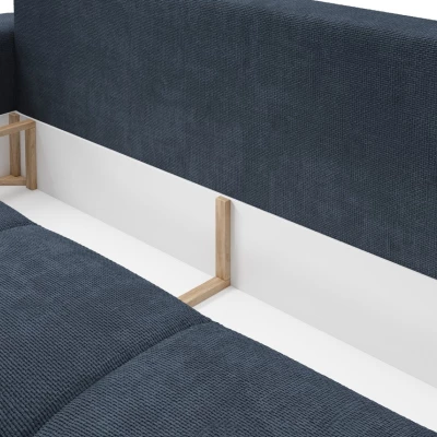 Rozkládací dvoumístná pohovka TRURO - modrá