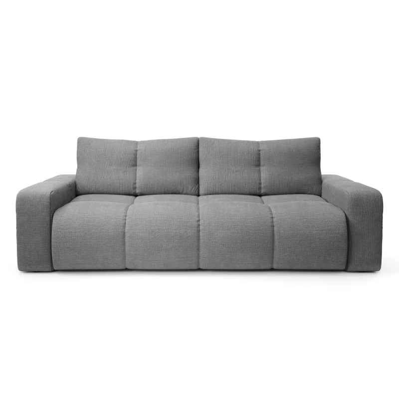 Rozkládací dvoumístná pohovka TRURO - šedá 1