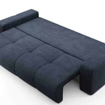 Rozkládací dvoumístná pohovka TRURO - modrá