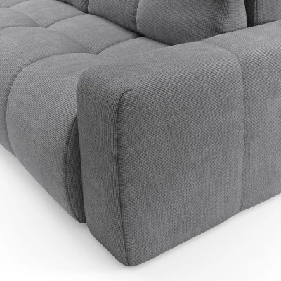 Rozkládací dvoumístná pohovka TRURO - šedá 1