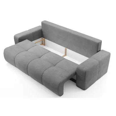 Rozkládací dvoumístná pohovka TRURO - šedá 1