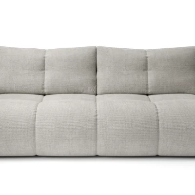 Rozkládací dvoumístná pohovka TRURO - stříbrná