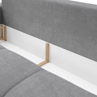 Rozkládací dvoumístná pohovka TRURO - šedá 1