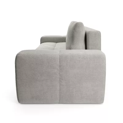 Rozkládací dvoumístná pohovka TRURO - stříbrná