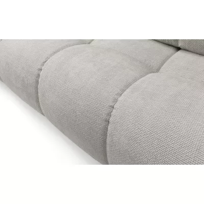 Rozkládací dvoumístná pohovka TRURO - stříbrná