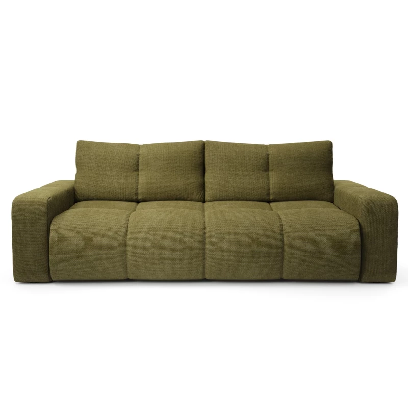 Rozkládací dvoumístná pohovka TRURO - olivová